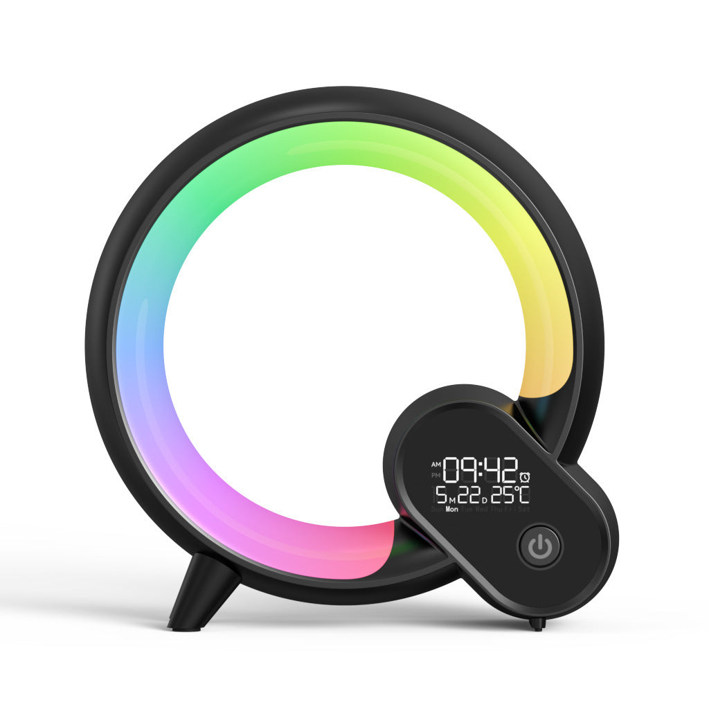 Smart Atmosphere Lamp with RGB Light, Bluetooth Speaker, Alarm Clock, and White Noise Machine