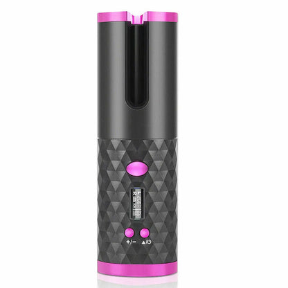Automatic Hair Curler | Rotating Curling Iron with LCD Display