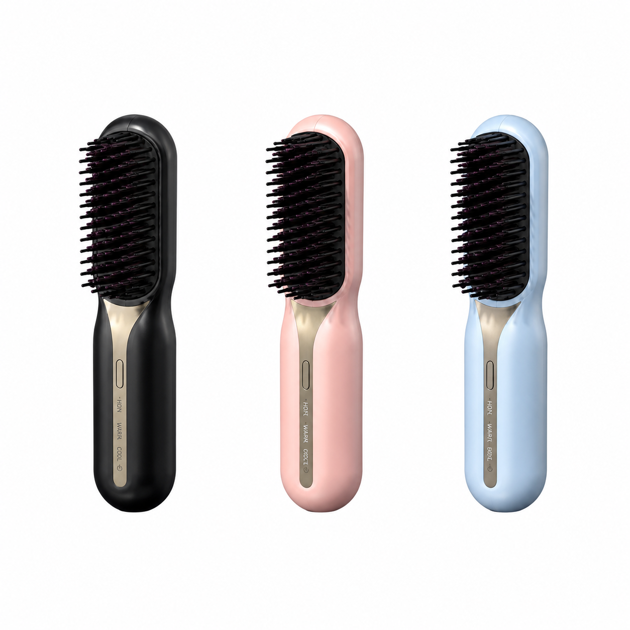 2in1 Electric Hair Straightening Brush – Fast Heating Hair Comb