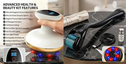 Electric Gua Sha Massage Tool – Rechargeable Body Massager with Heat Therapy