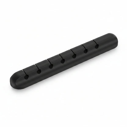 Porous Silicone Cable Organizer - Adhesive Wire Holder & Desktop Cord Clip