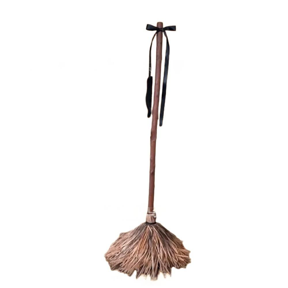 100cm moving "magic" witch broomstick with automatic motion for Halloween decoration.
