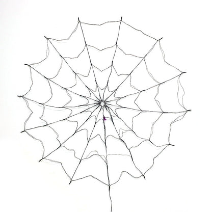 Purple Spider Web LED Light for Halloween Decoration
