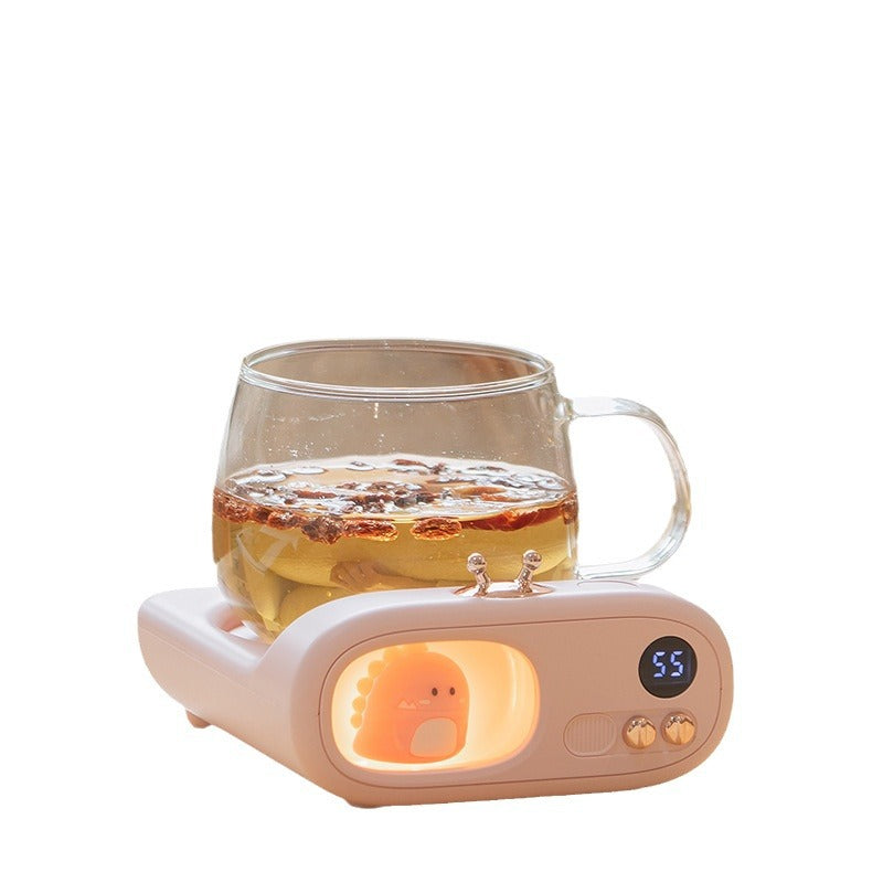 Smart mug warmer with 3-level temperature control, rapid heating and digital temperature display