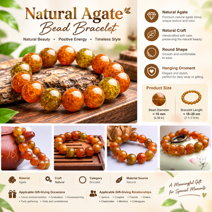 Dragon Stone Dragon Scale Stone Agate Bracelet