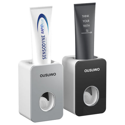 OUSUWO universal automatic wall mounted toothpaste dispenser in multiple color options